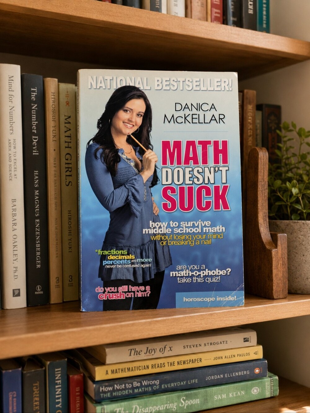 Math Doesn’t Suck by Danica McKellar Middle School Math Confidence Booster